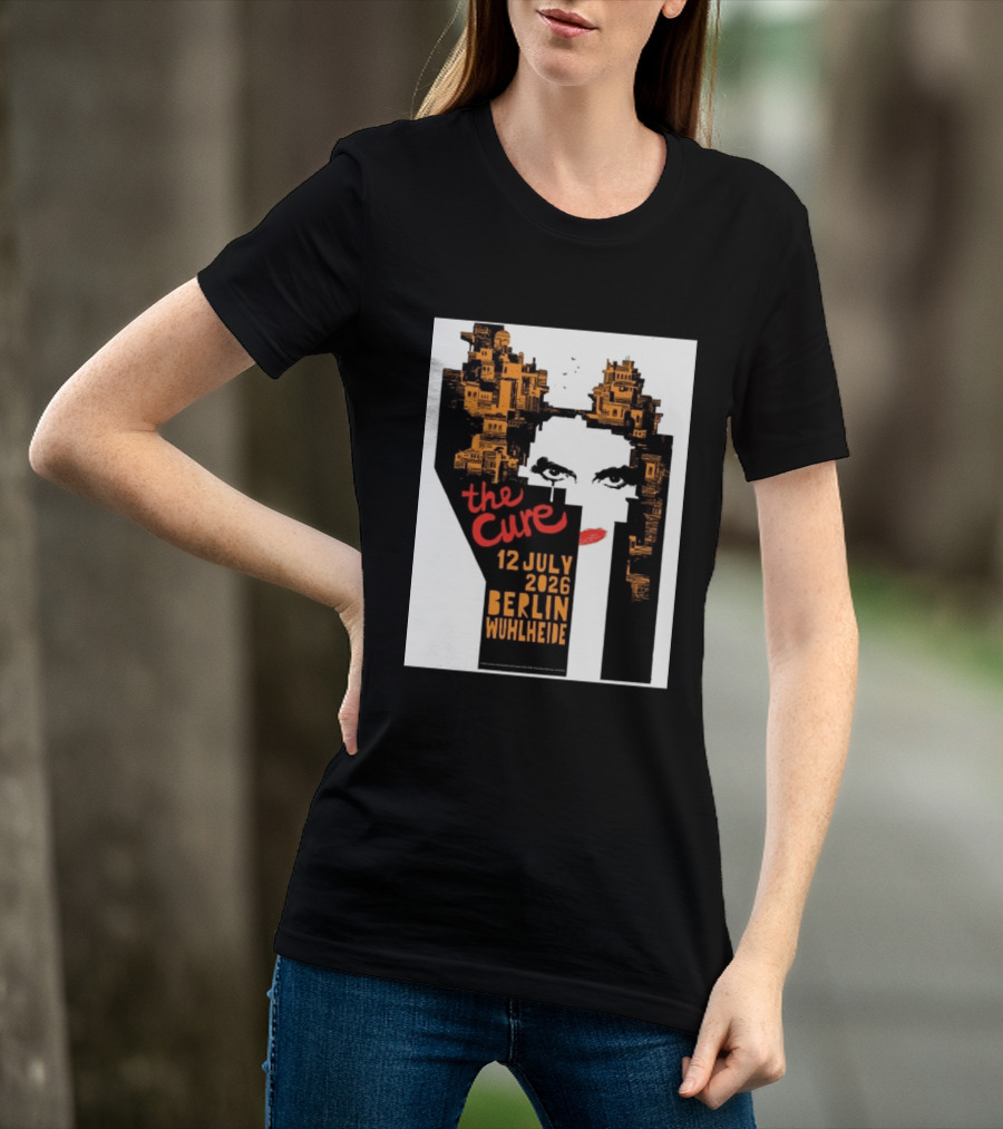 The Cure 12 July 2026 Berlin Wuhlheide Event Limited Edition T-Shirt