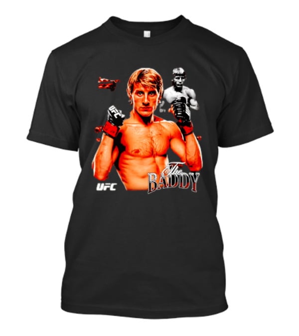 Paddy Pimblett The Baddy UFC MMA Fighter Image T-Shirt