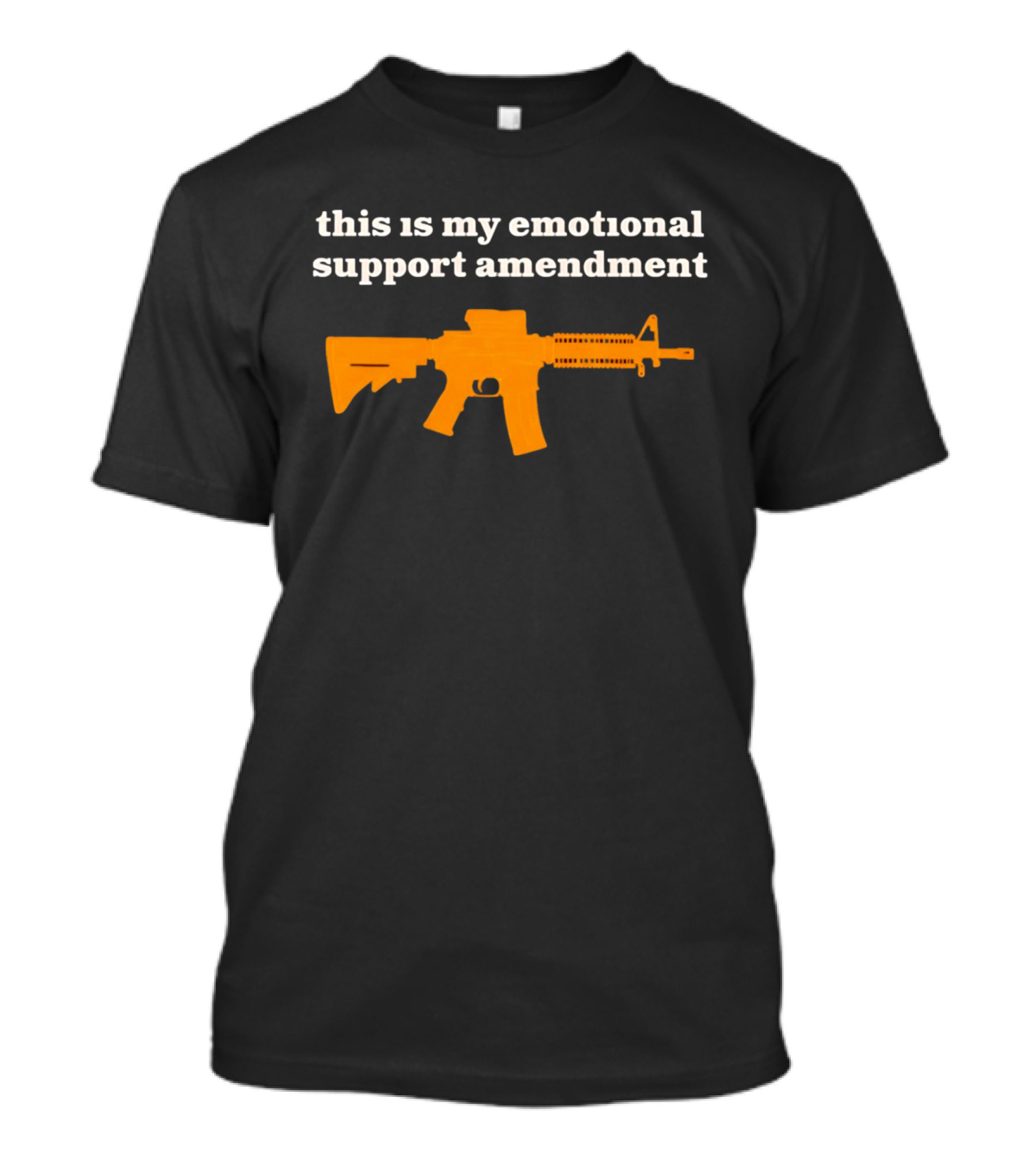 This Is My Emotional Support Amendment Rifle T-Shirt