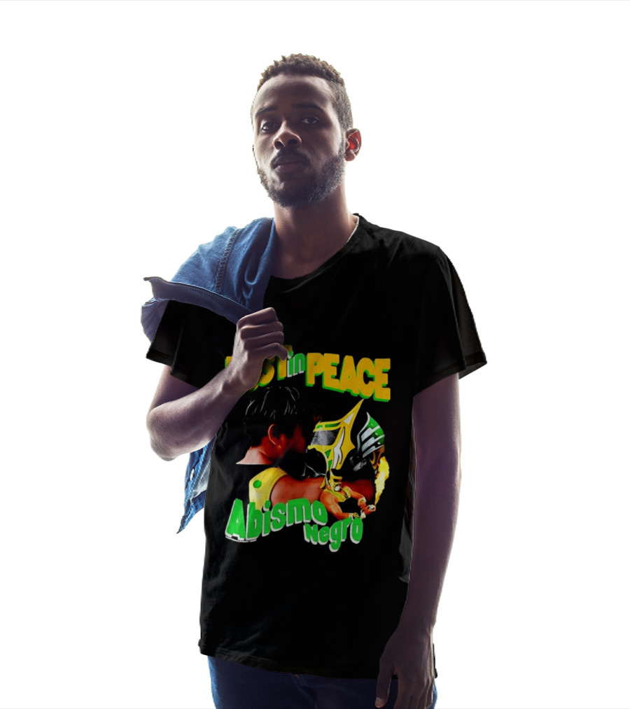 REST In PEACE Abismo Negro Lucha Libre AAA Professional Wrestling T-Shirt