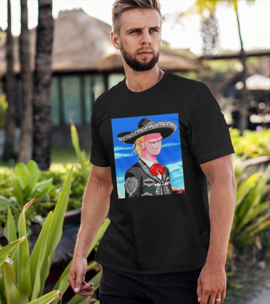 Majin Buu Mariachi Charro Dragon Ball Z Haaland Fusion T-Shirt