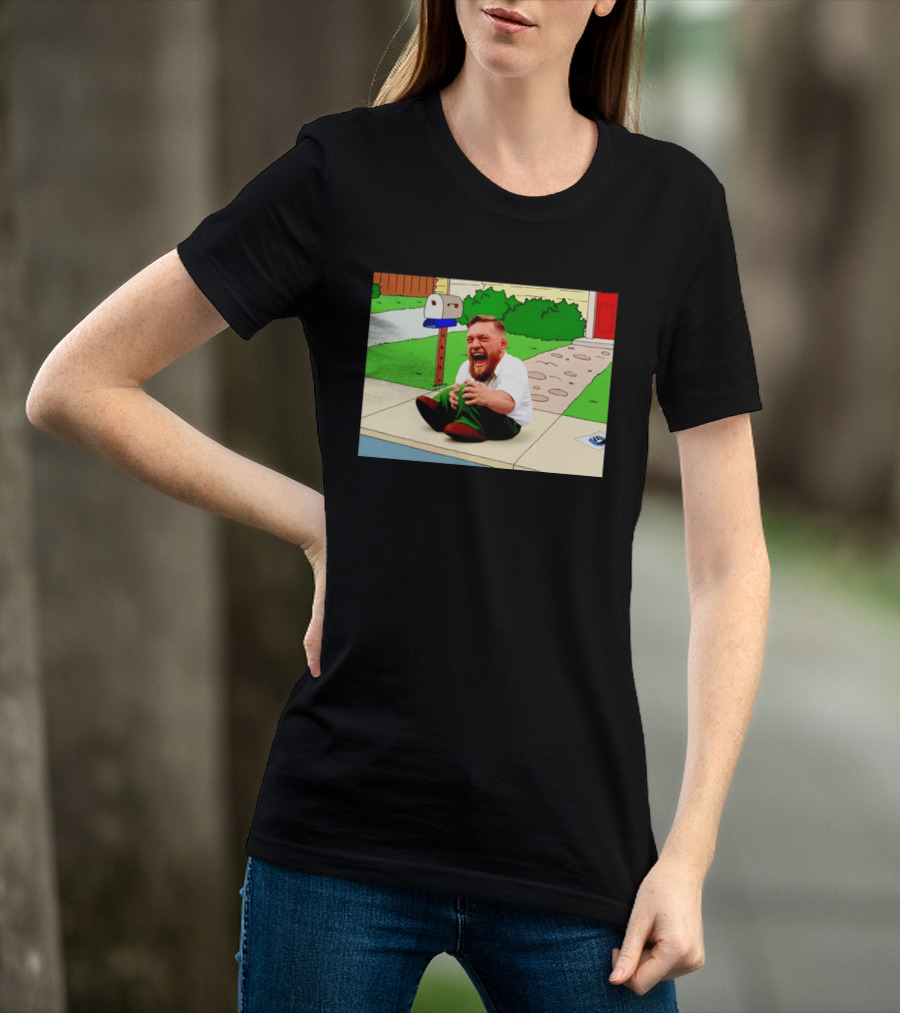 Family Guy Conor McGregor Laughing Curb Scene T-Shirt