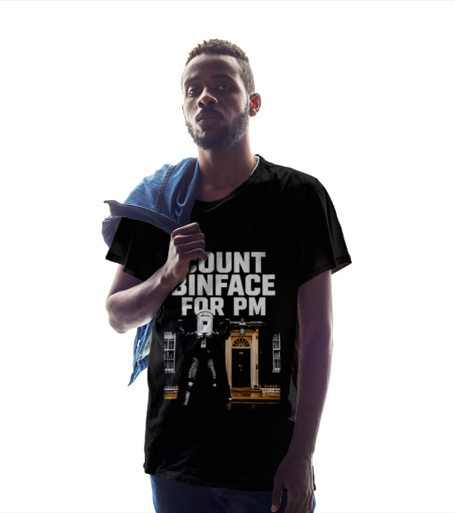 Count Binface For PM With Iconic British Doorway T-Shirt