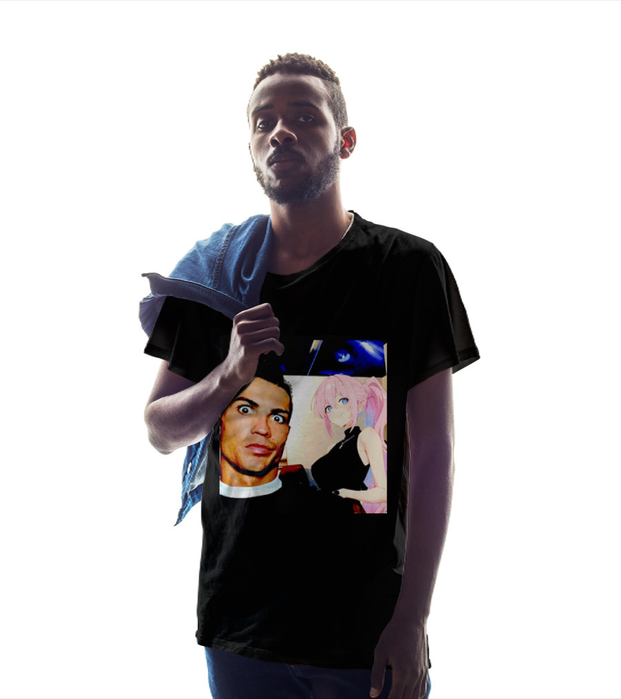 Cristiano Ronaldo Shikimori Anime Manga Collaboration T-Shirt