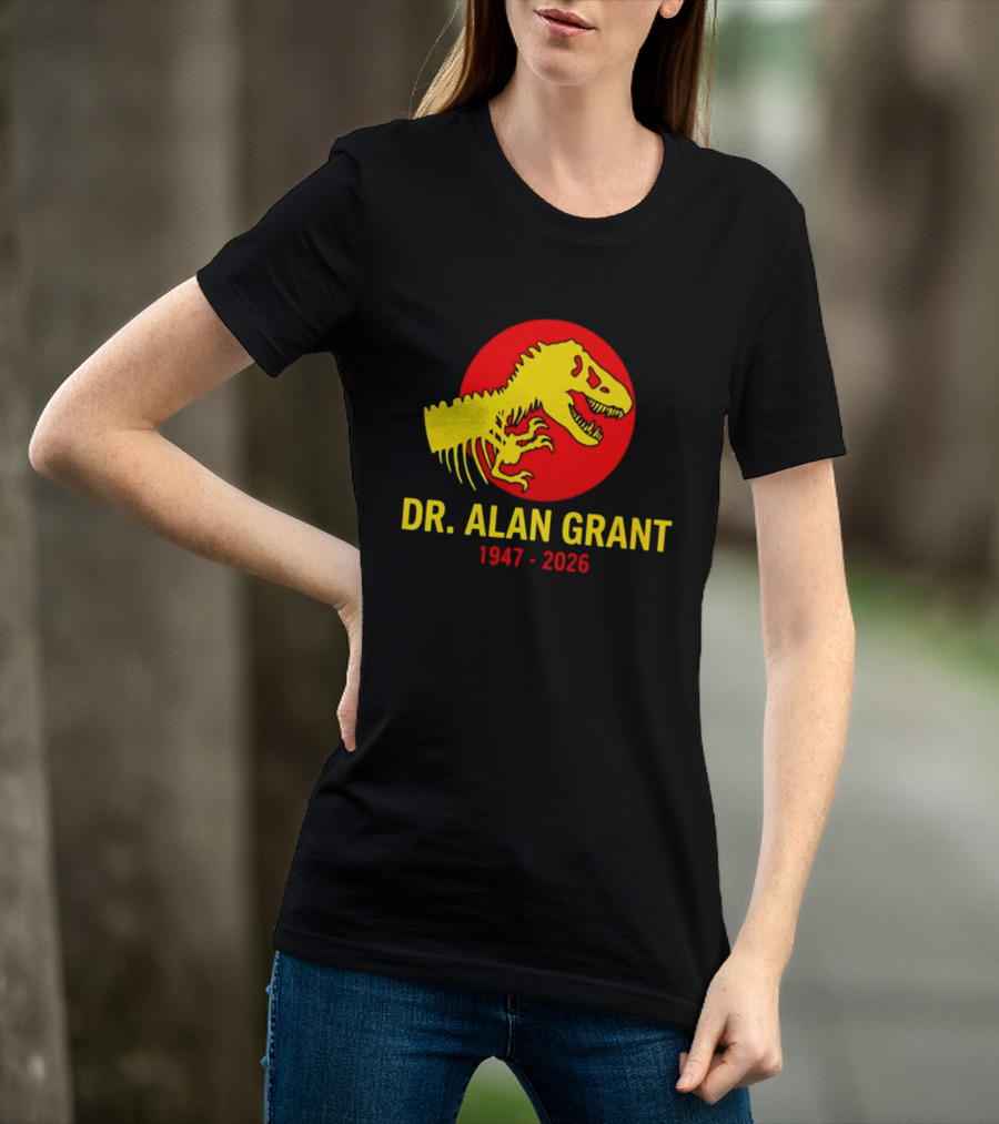 Dr. Alan Grant 1947 2026 Memorial Rex T-Shirt