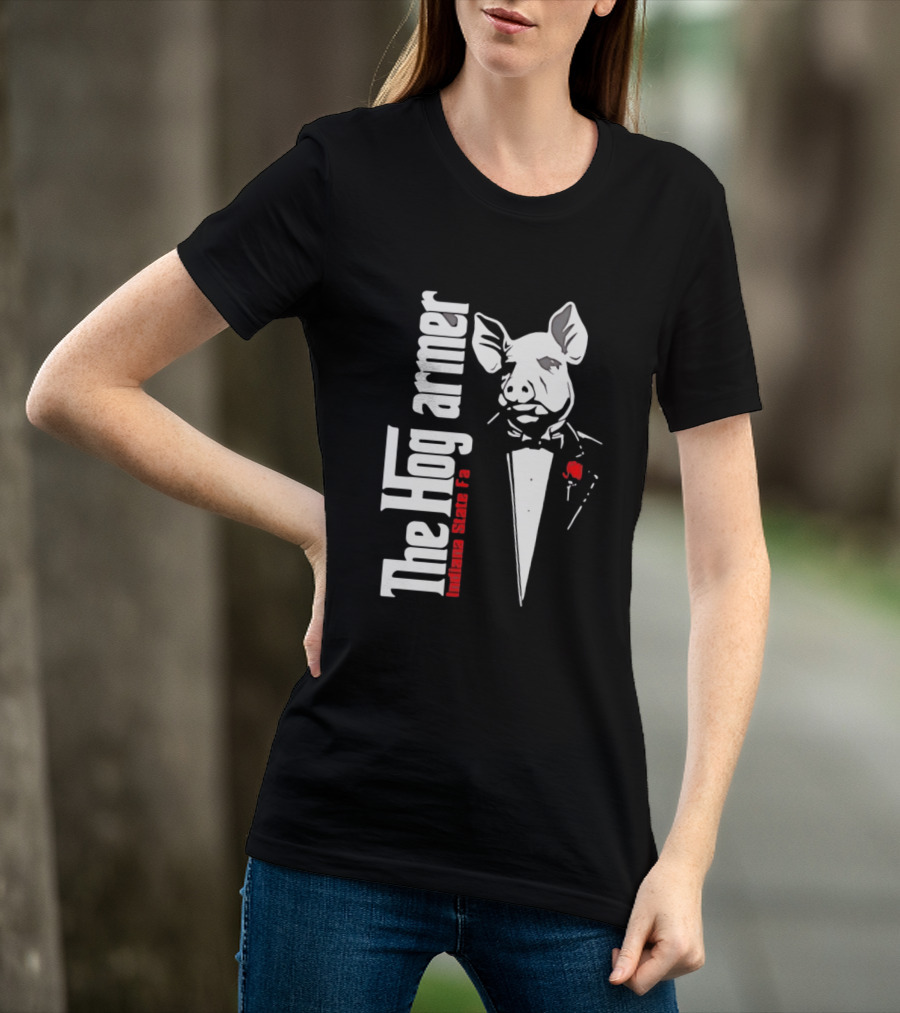 The Hogfarmer Indiana State Fair Pig Tuxedo T-Shirt
