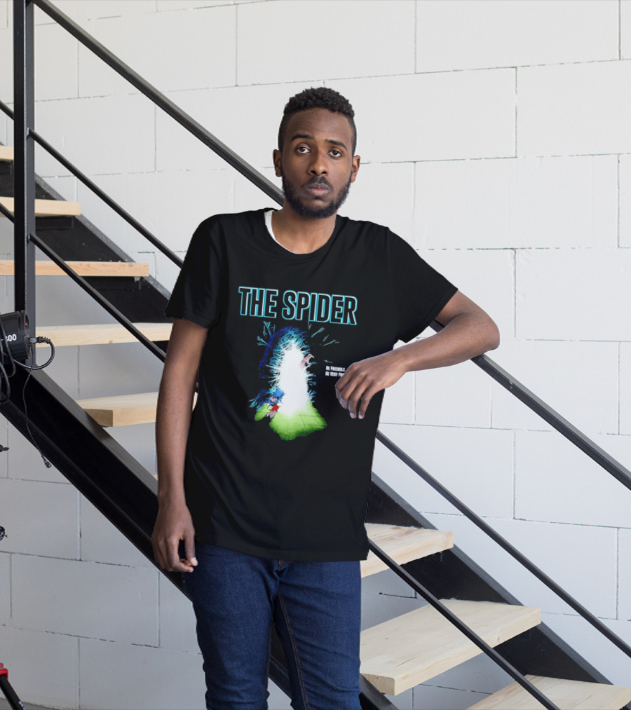 The Spider Be Friendly Be Very Friendly Comic Explosion T-Shirt