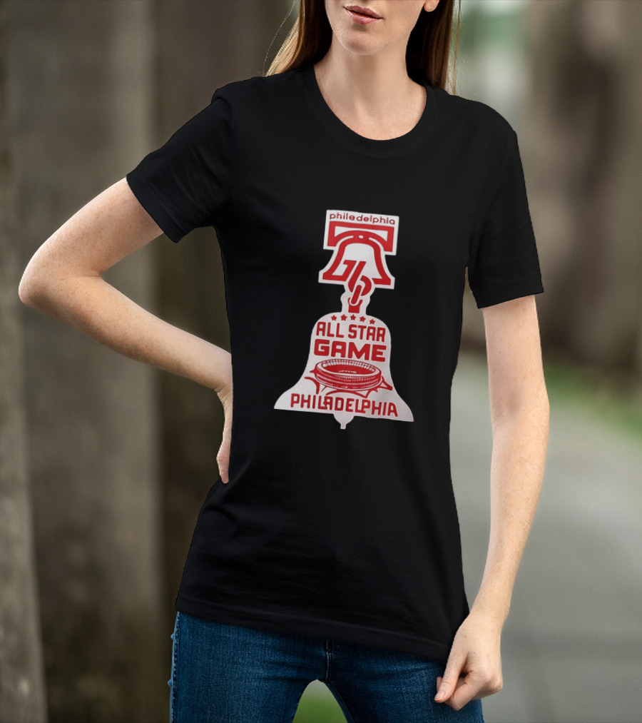 Philadelphia 76 All Star Game Liberty Bell Stadium T-Shirt