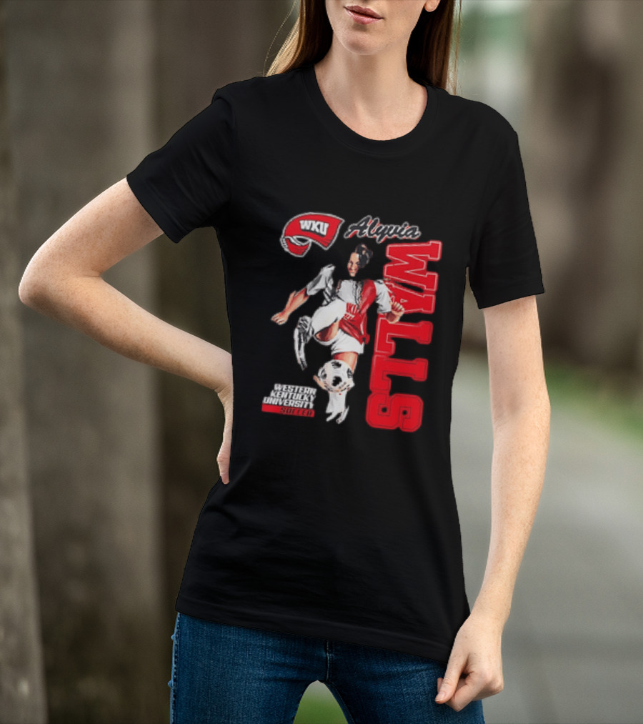 Western Kentucky University Soccer Alyvia Walls WKU T-Shirt