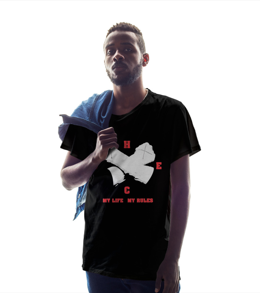 HSEC Crossed Axes My Life My Rules T-Shirt