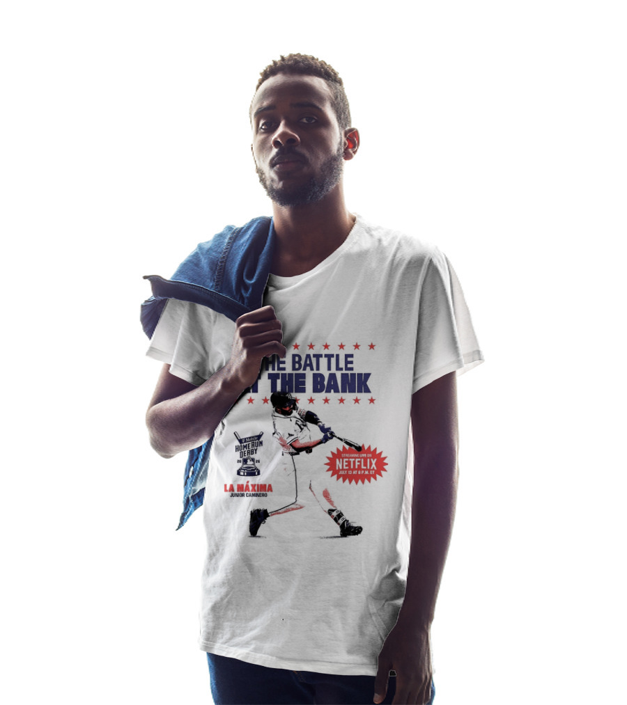 Junior Caminero LA Maxima The Battle At The Bank Netflix Home Run Derby 2026 T-Shirt