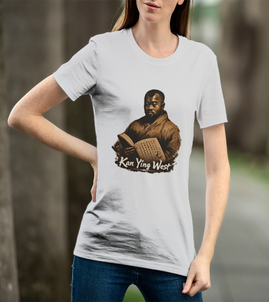 Kan Ying West Book Meme Kanye Mashup T-Shirt