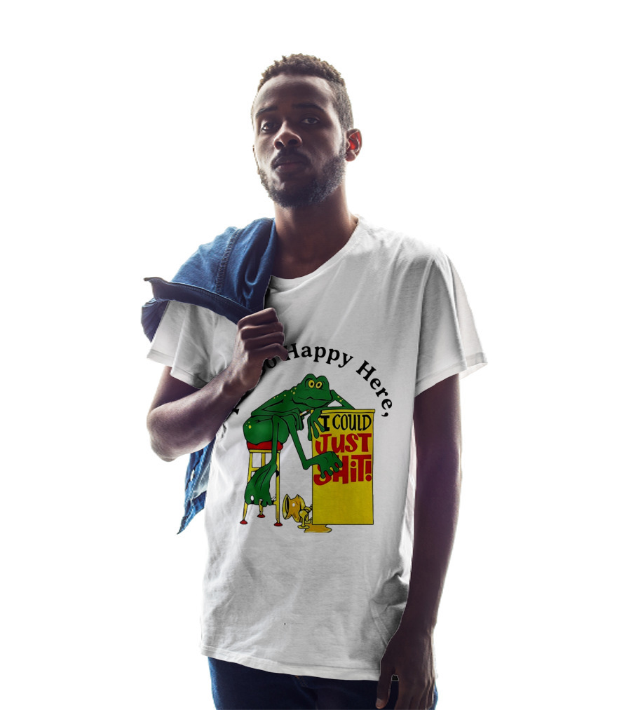 I'm So Happy Here I Could Just Shit Frog T-Shirt