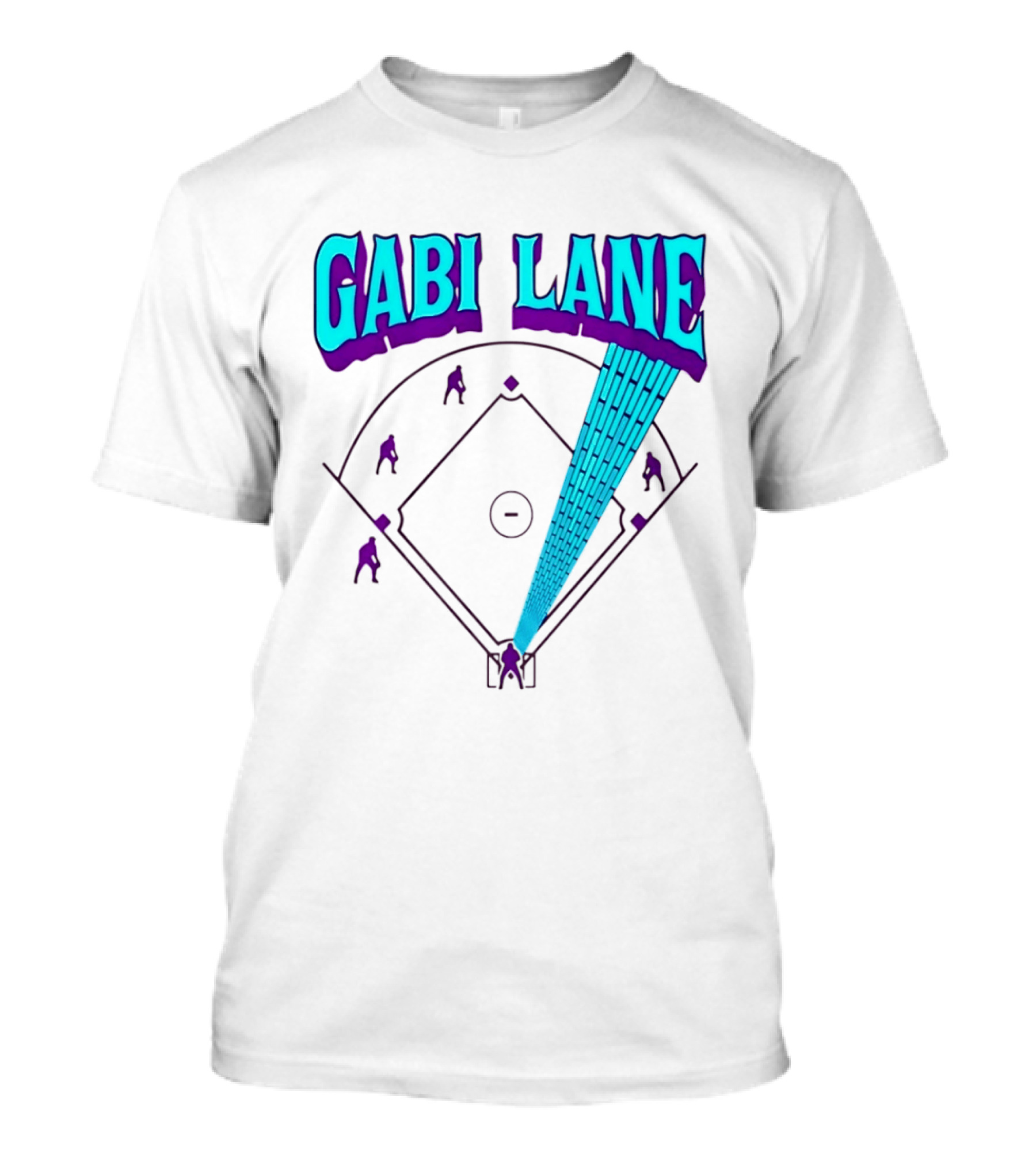 Gabi Lane Home Run Baseball Diamond T-Shirt