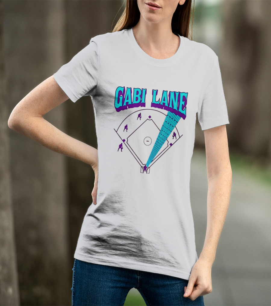 Gabi Lane Home Run Baseball Diamond T-Shirt