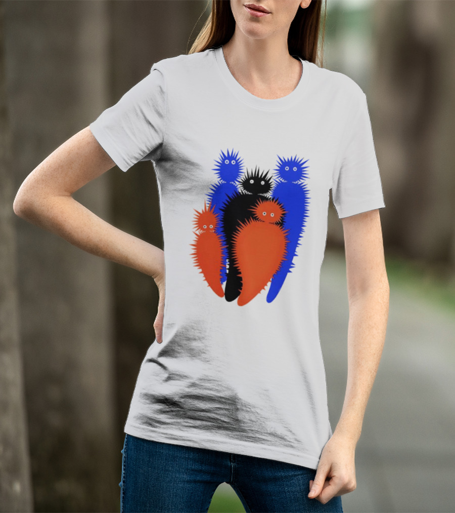 Hollerbaum And Schmidt Julius Klinger 1909 Spiky Colorful Creatures T-Shirt