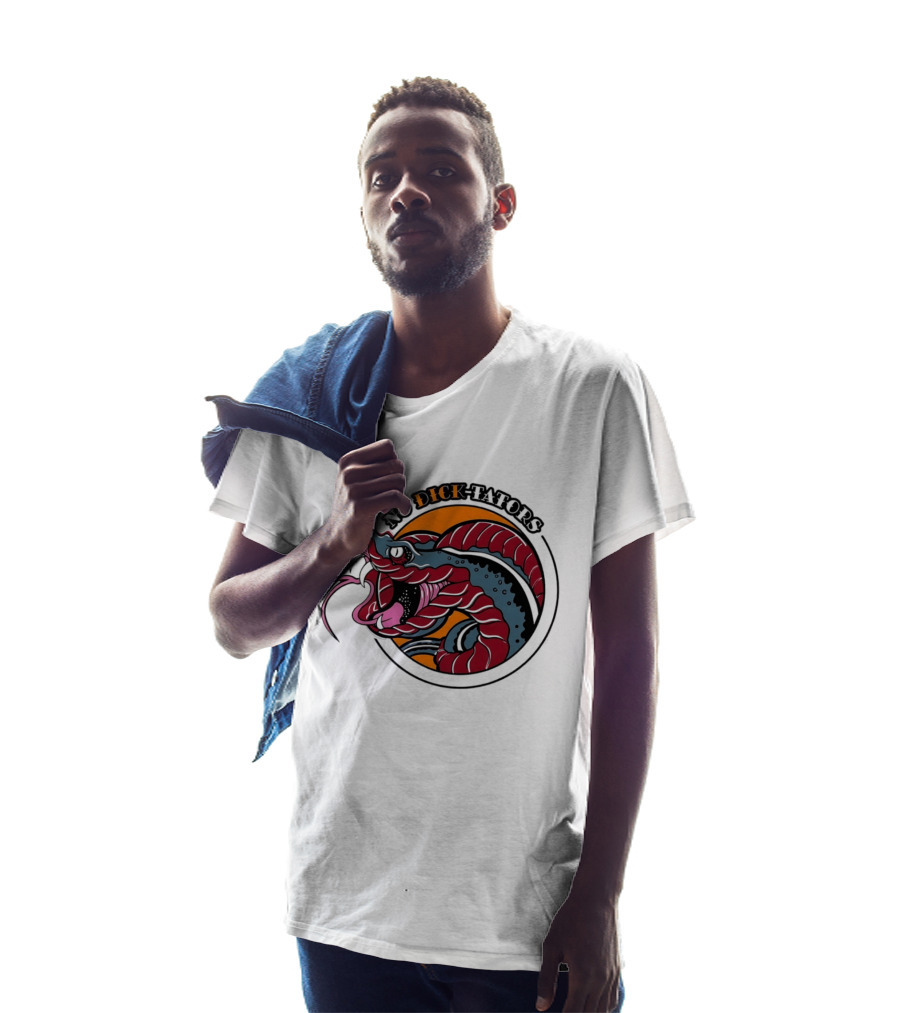 No Dictators Political Satire Snake T-Shirt
