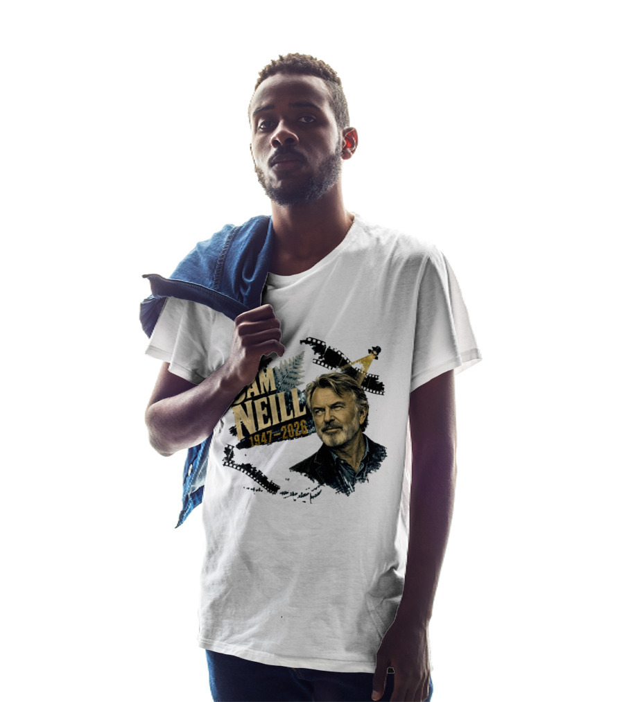 Sam Neill 1947 2026 The Story Continues In Memory Forever T-Shirt