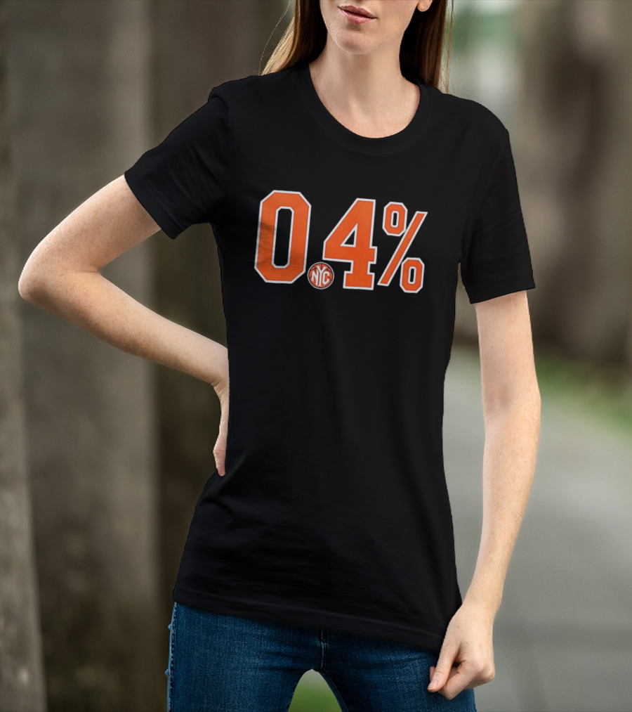 0.4 Percent NYC New York Knicks NBA T-Shirt
