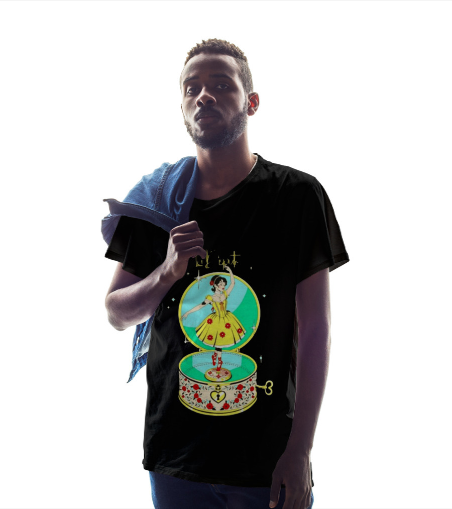 La Dispute Such Small Hands Ballerina Music Box Vintage Style Yellow Dress Flowers T-Shirt