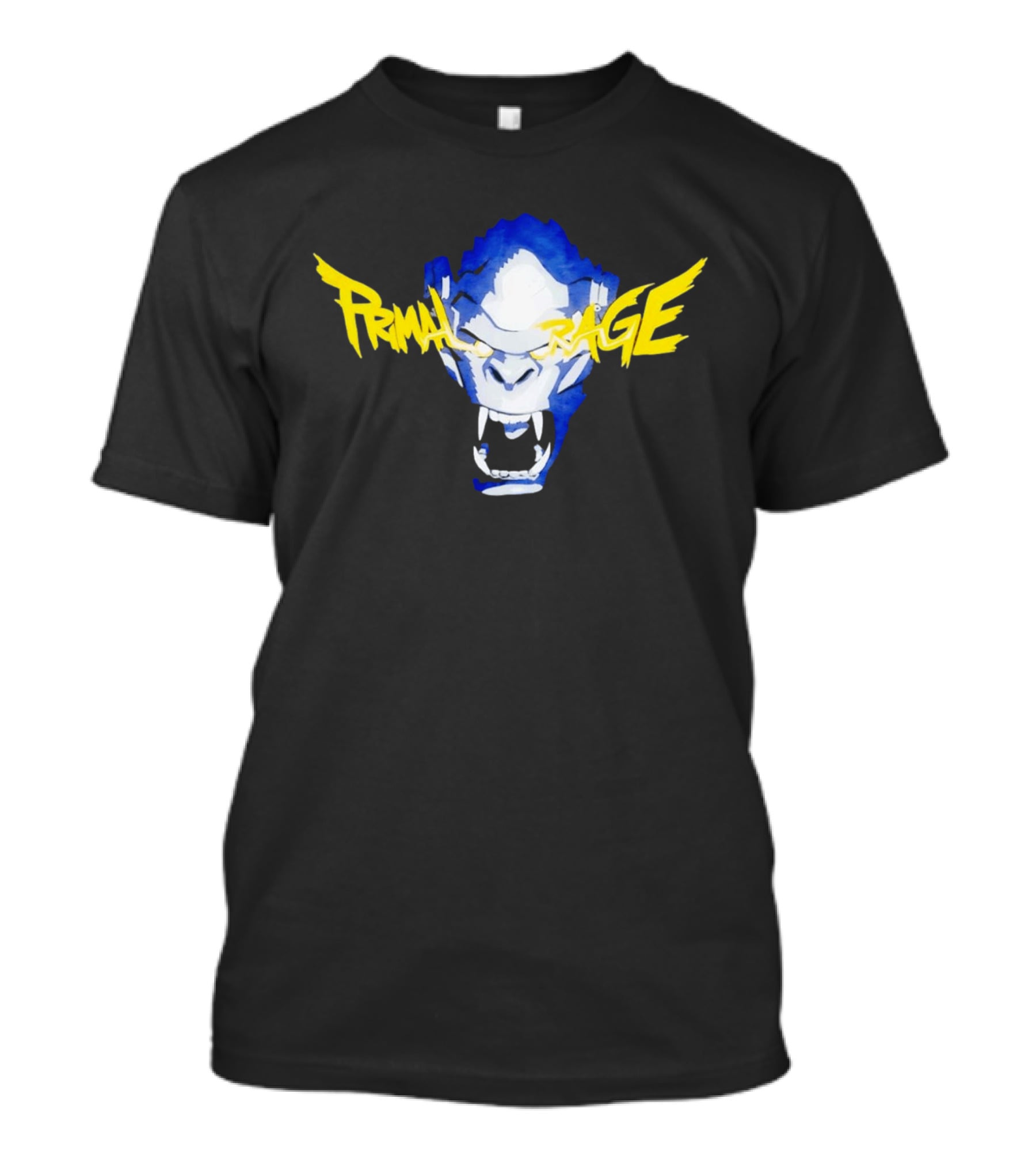 Primal Rage Roaring Gorilla Fierce Expression T-Shirt