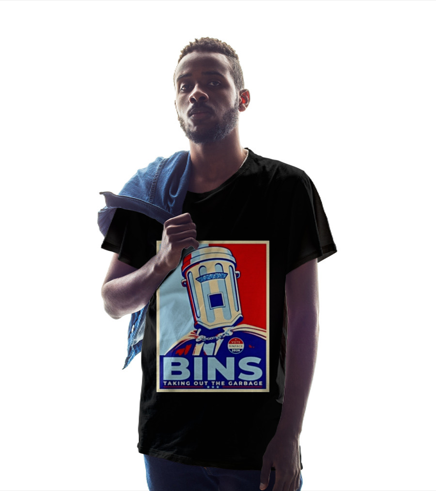 Binface Bins Hope Vote 2024 Taking Out The Garbage T-Shirt