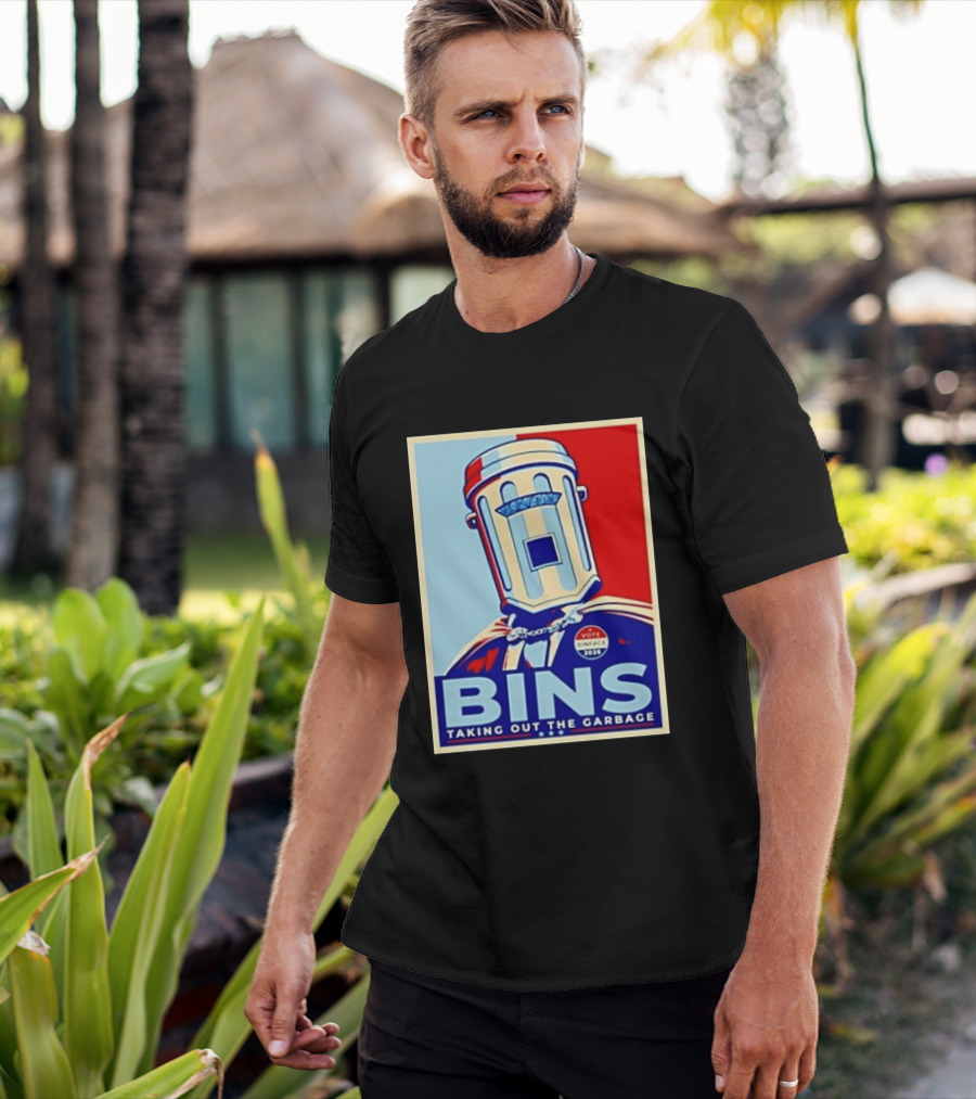 Binface Bins Hope Vote 2024 Taking Out The Garbage T-Shirt