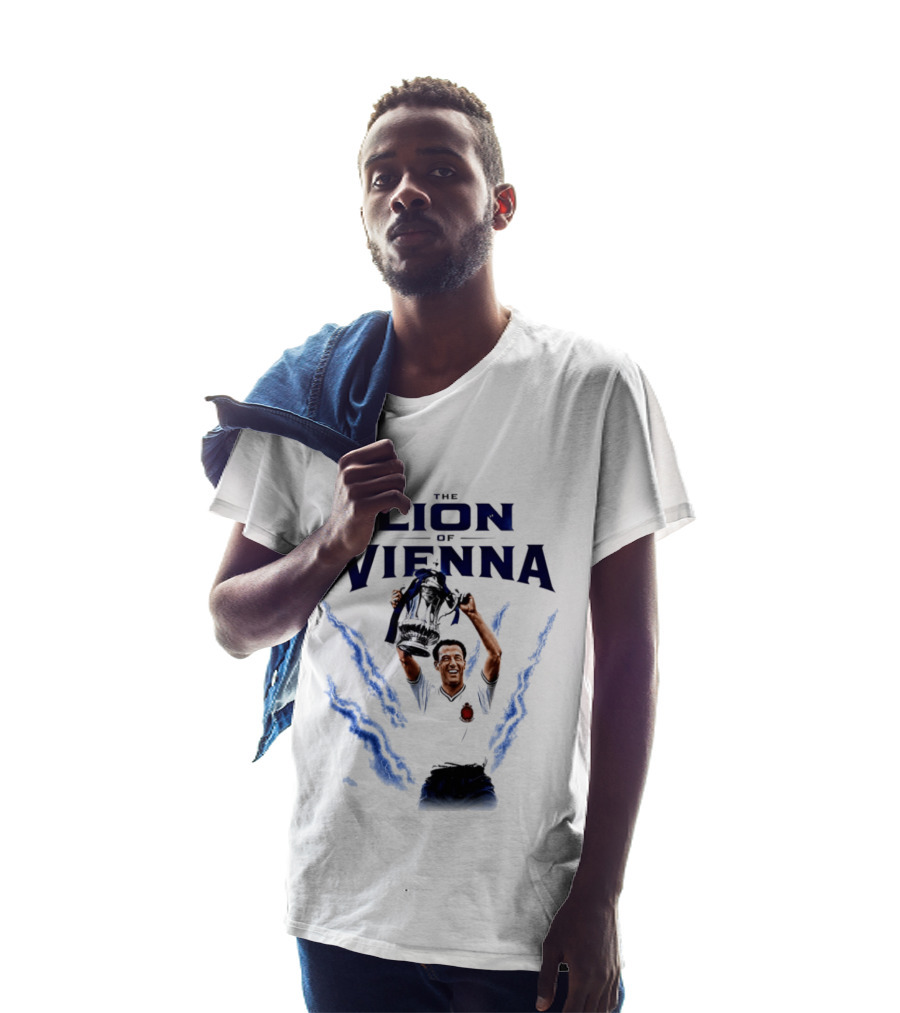 The Lion Of Vienna Nat Lofthouse Celebrating Bolton Football Victory T-Shirt