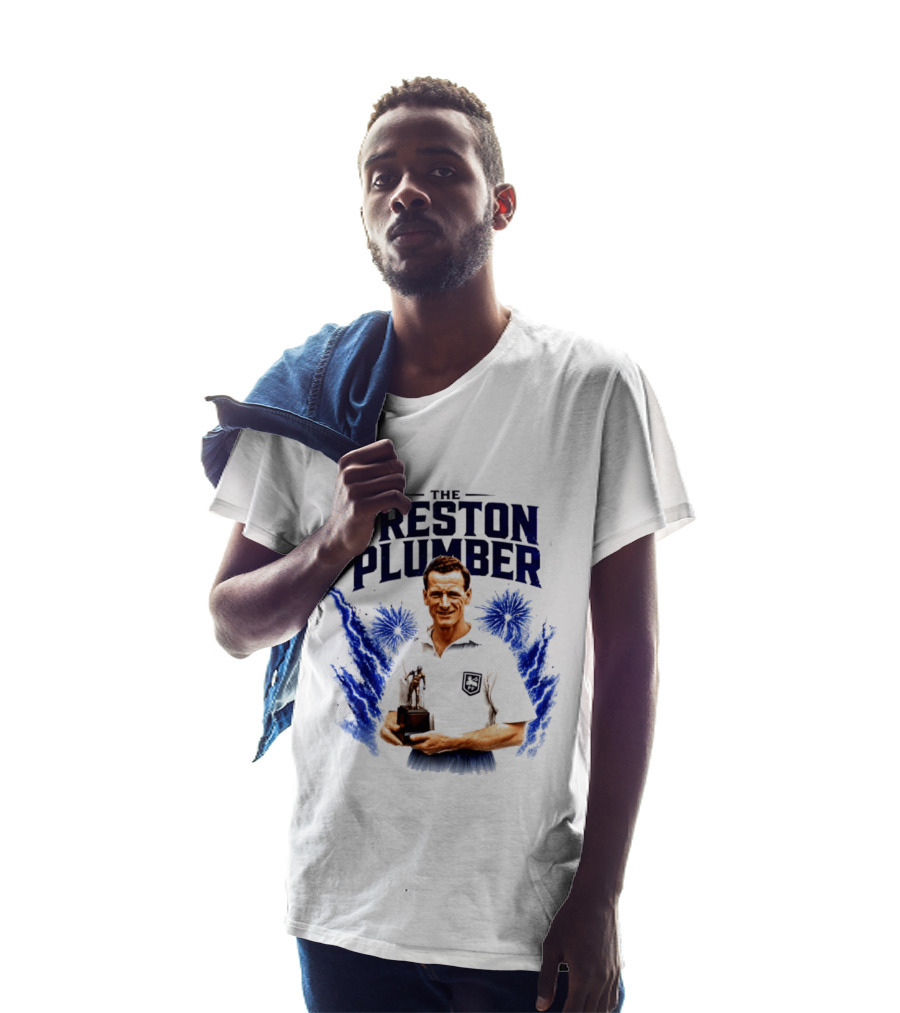 The Preston Plumber Tom Finney Football Legend T-Shirt