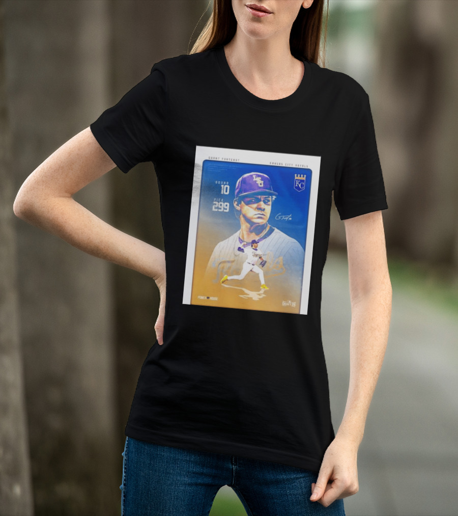Grant Fontenot Kansas City Royals MLB Draft Round 10 Pick 299 T-Shirt