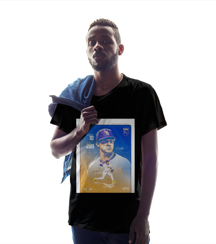 Grant Fontenot Kansas City Royals MLB Draft Round 10 Pick 299 T-Shirt