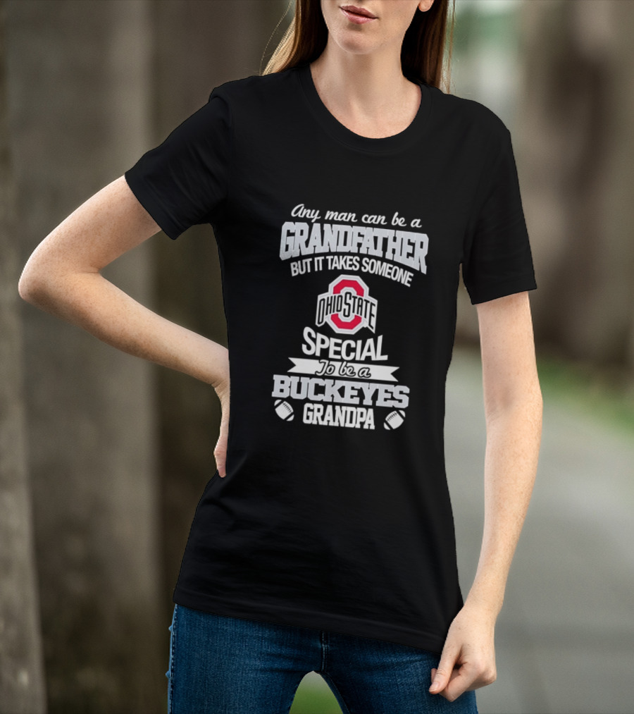 Ohio State Buckeyes Special Grandpa Football Fan T-Shirt