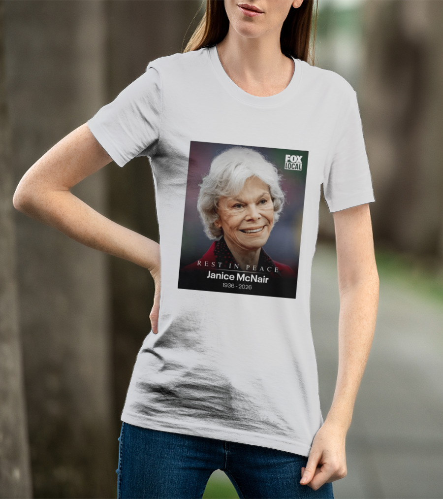 Rest In Peace Janice McNair 1936 2026 FOX Local Memorial T-Shirt