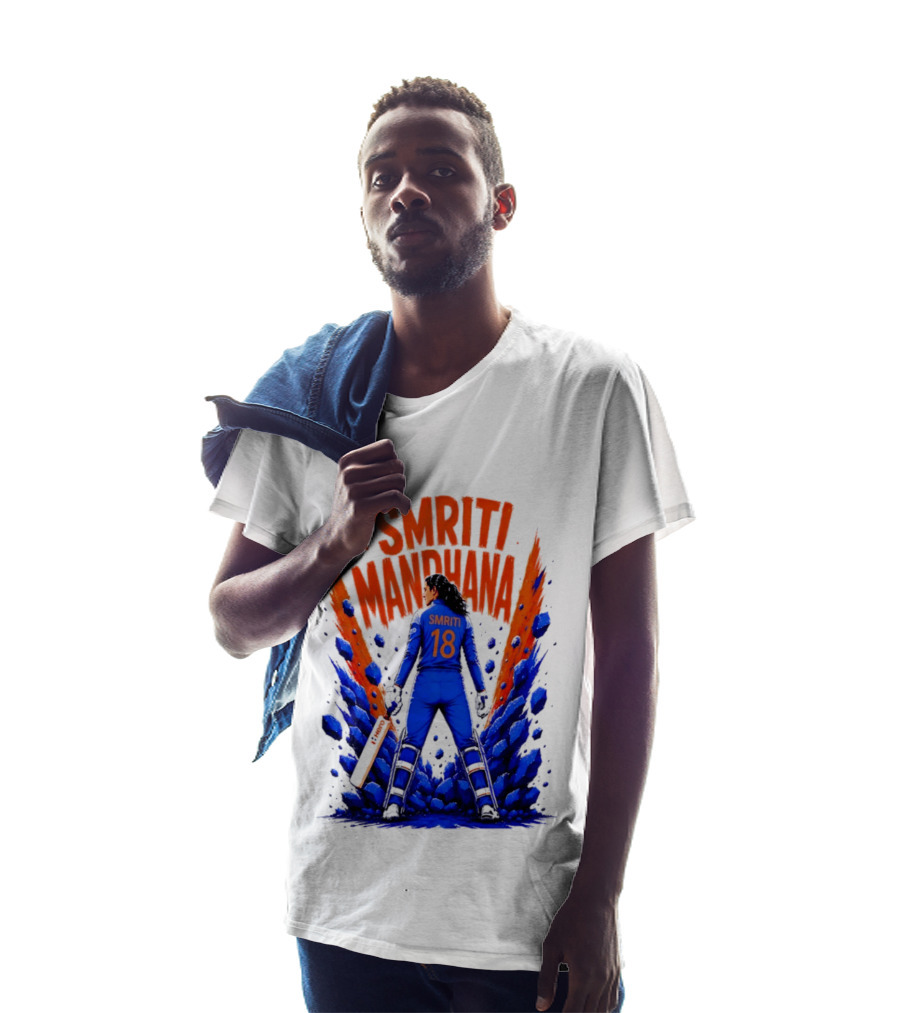 Smriti Mandhana 18 Cricket Star Power Play T-Shirt