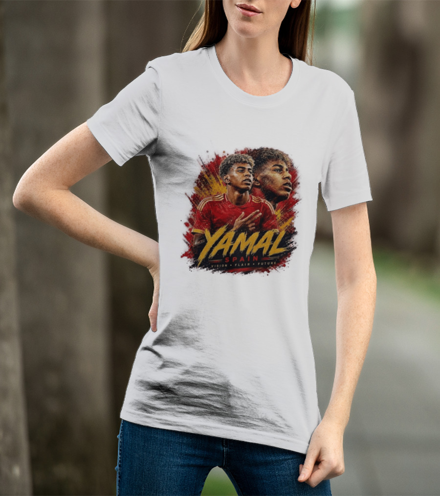 Yamal Spain Vision Flair Future Football T-Shirt