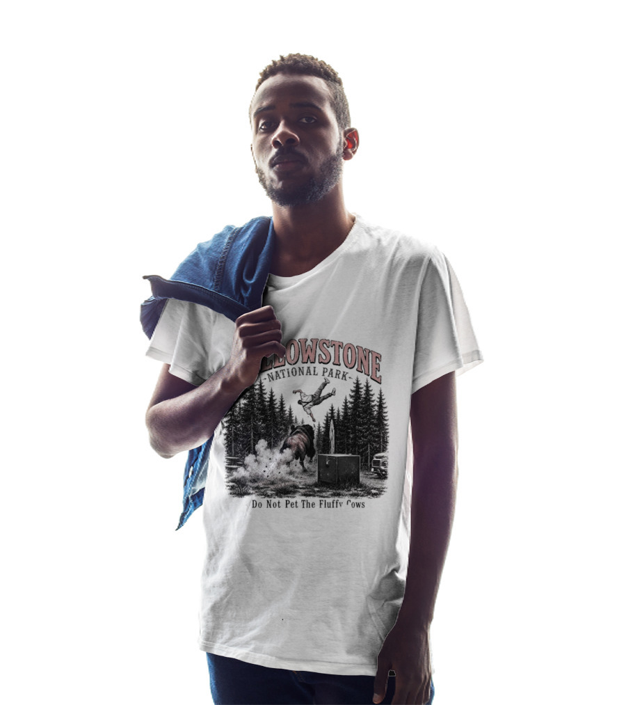 Yellowstone National Park Do Not Pet The Fluffy Cows T-Shirt