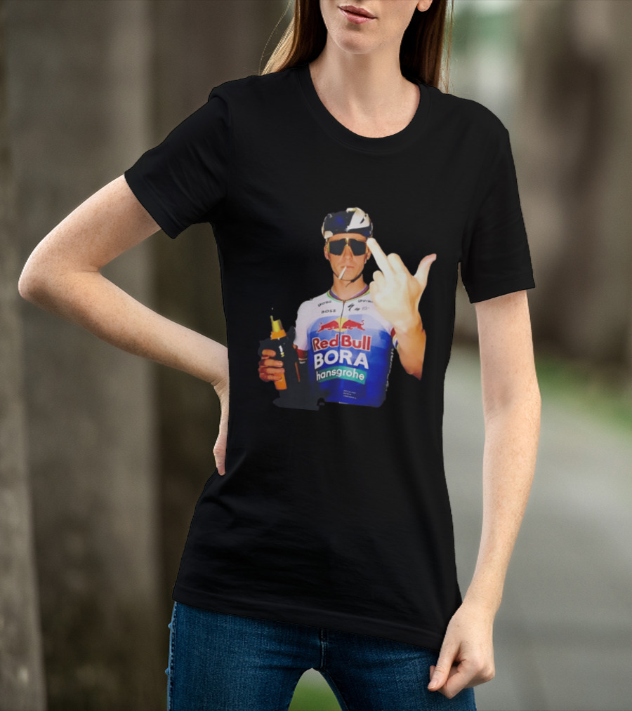 Remco Evenepoel Red Bull BORA Hansgrohe Smoking Gesture T-Shirt