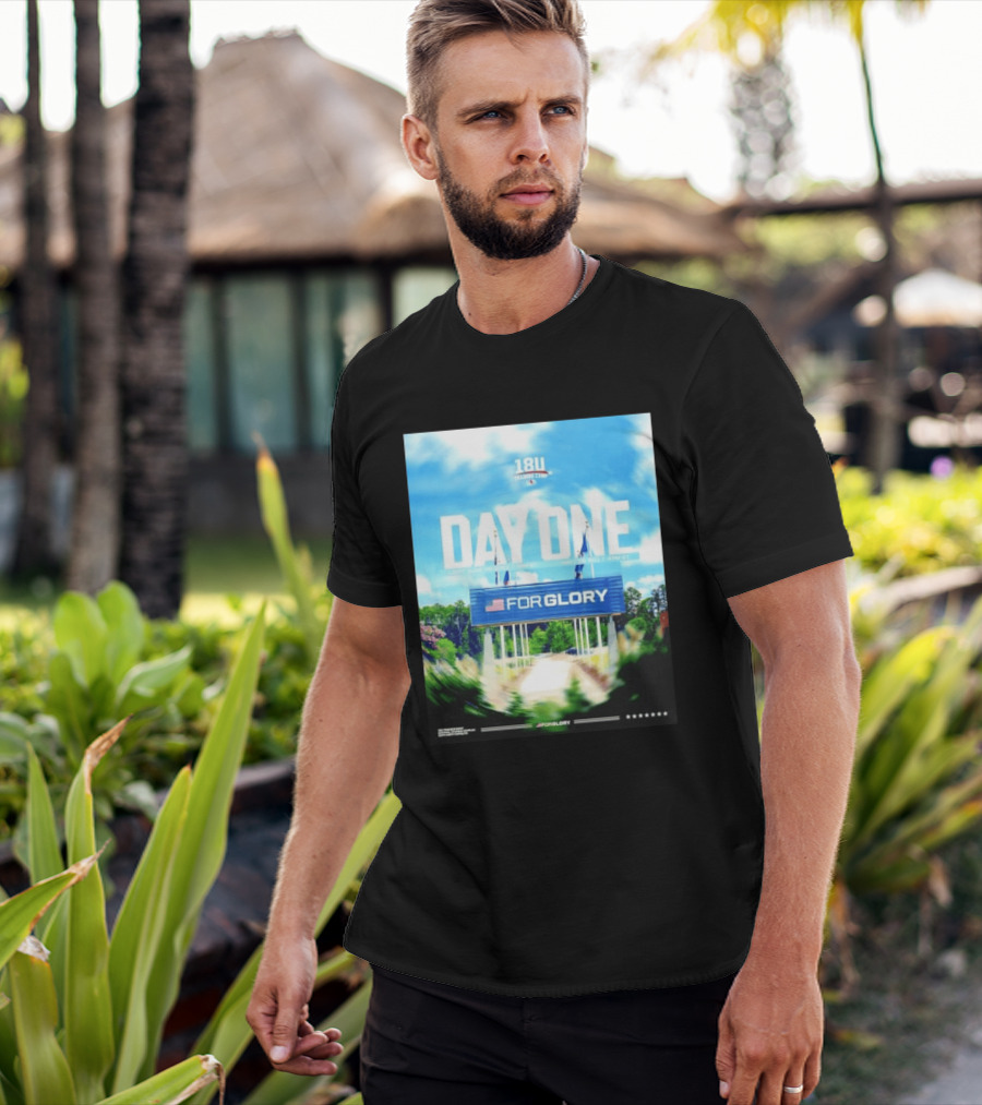 USA Baseball 18U Training Camp Day One For Glory American Flag Inspiring Journey T-Shirt