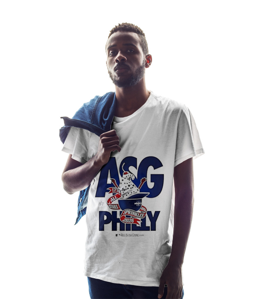 Nike MLB ASG Philly All Star Game 2026 1776 Theme Sprinkles T-Shirt