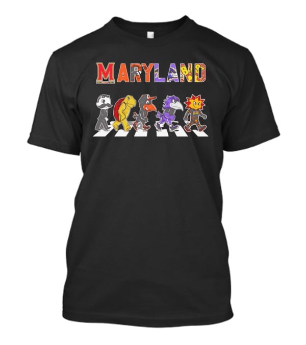 Maryland Oriole Bird Testudo Poe The Raven Baltimore Blast Mr Boh T-Shirt