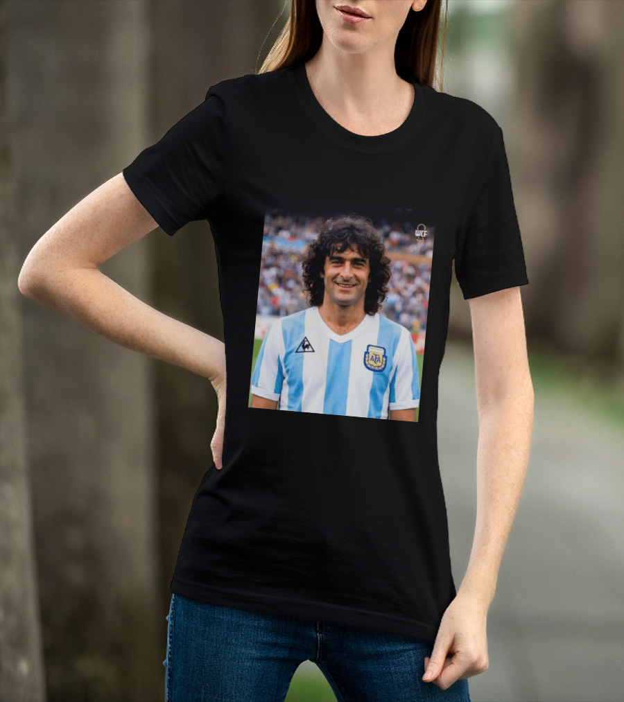 Happy Birthday Mario Kempes Argentina Football Legend AFA T-Shirt