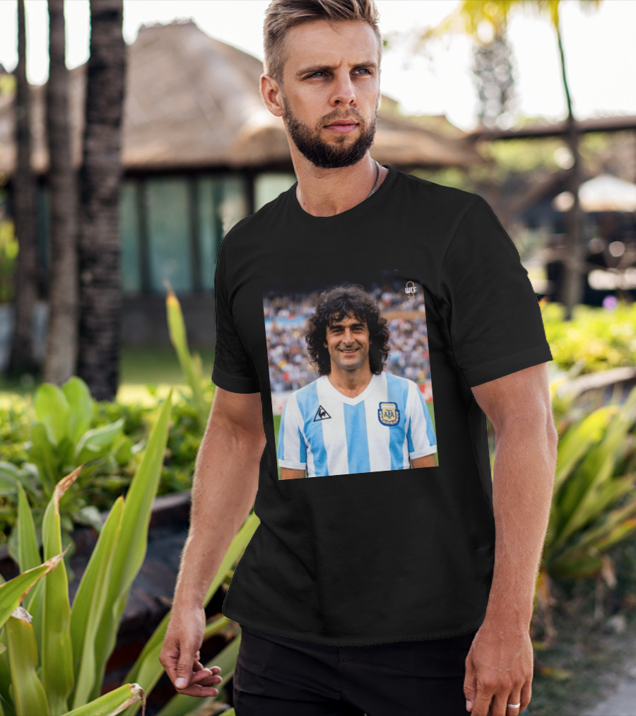Happy Birthday Mario Kempes Argentina Football Legend AFA T-Shirt
