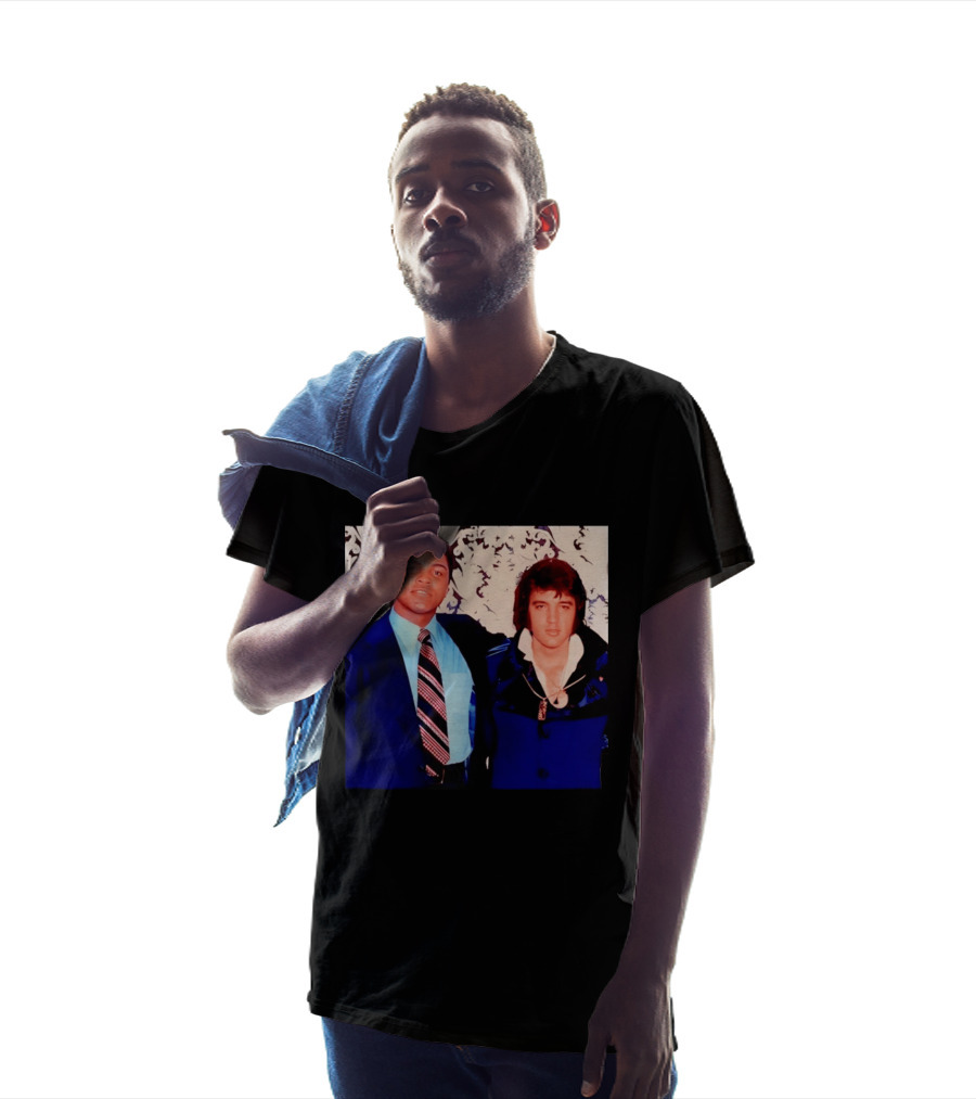Muhammad Ali Elvis Presley Iconic Encounter T-Shirt