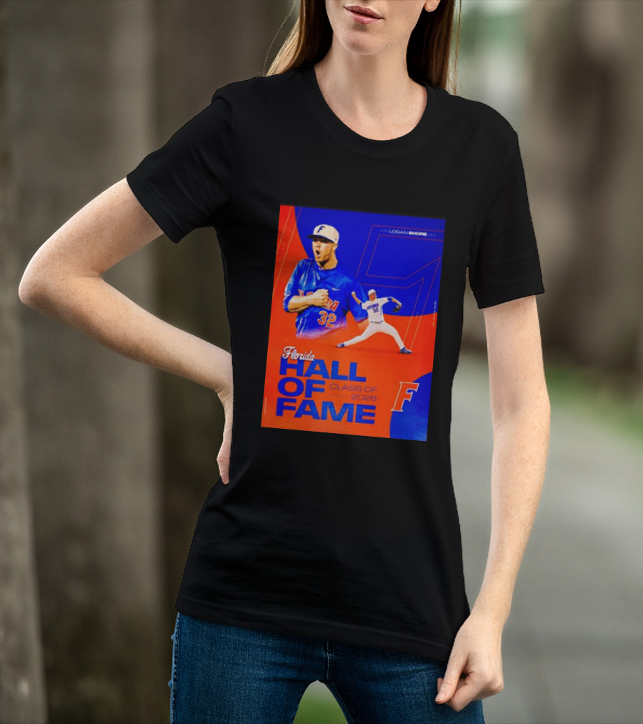 Logan Shore Florida Gators Hall Of Fame Class Of 2026 T-Shirt