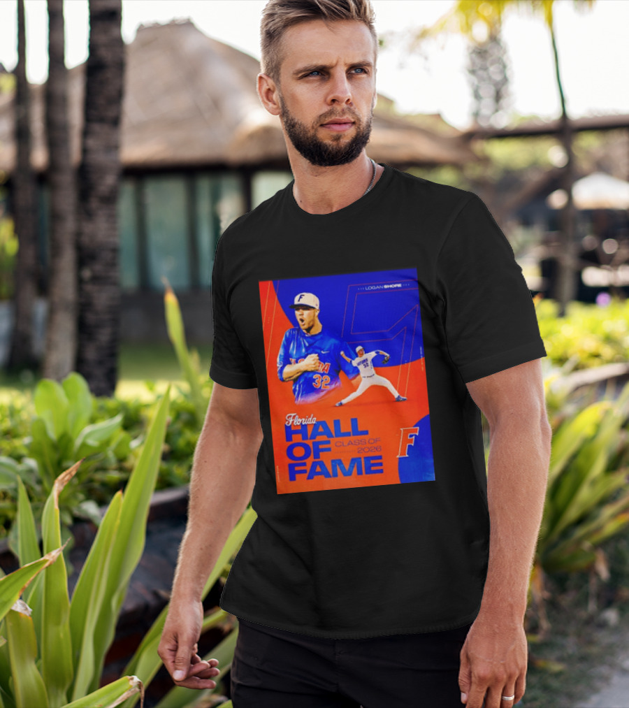 Logan Shore Florida Gators Hall Of Fame Class Of 2026 T-Shirt