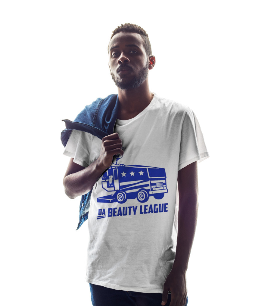 Da Beauty League Ice Resurfacer Shaka Sign T-Shirt