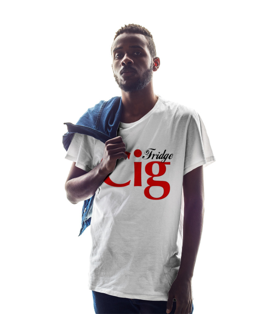 Fridge Cig Red Lettering T-Shirt