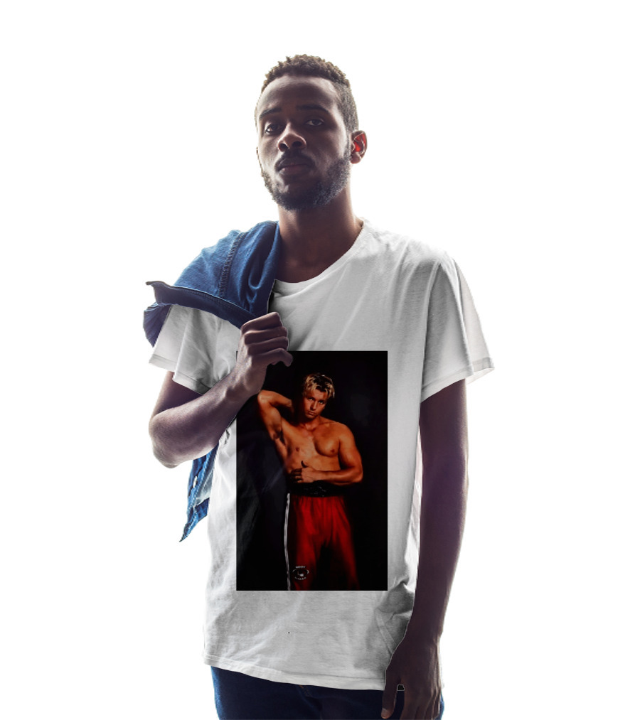 Stephen Kalyn Off Campus Body Maker Boxer Pose T-Shirt