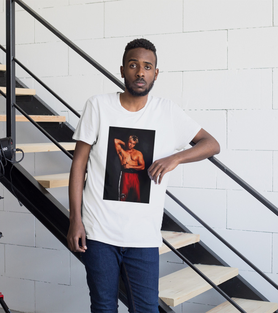 Stephen Kalyn Off Campus Body Maker Boxer Pose T-Shirt