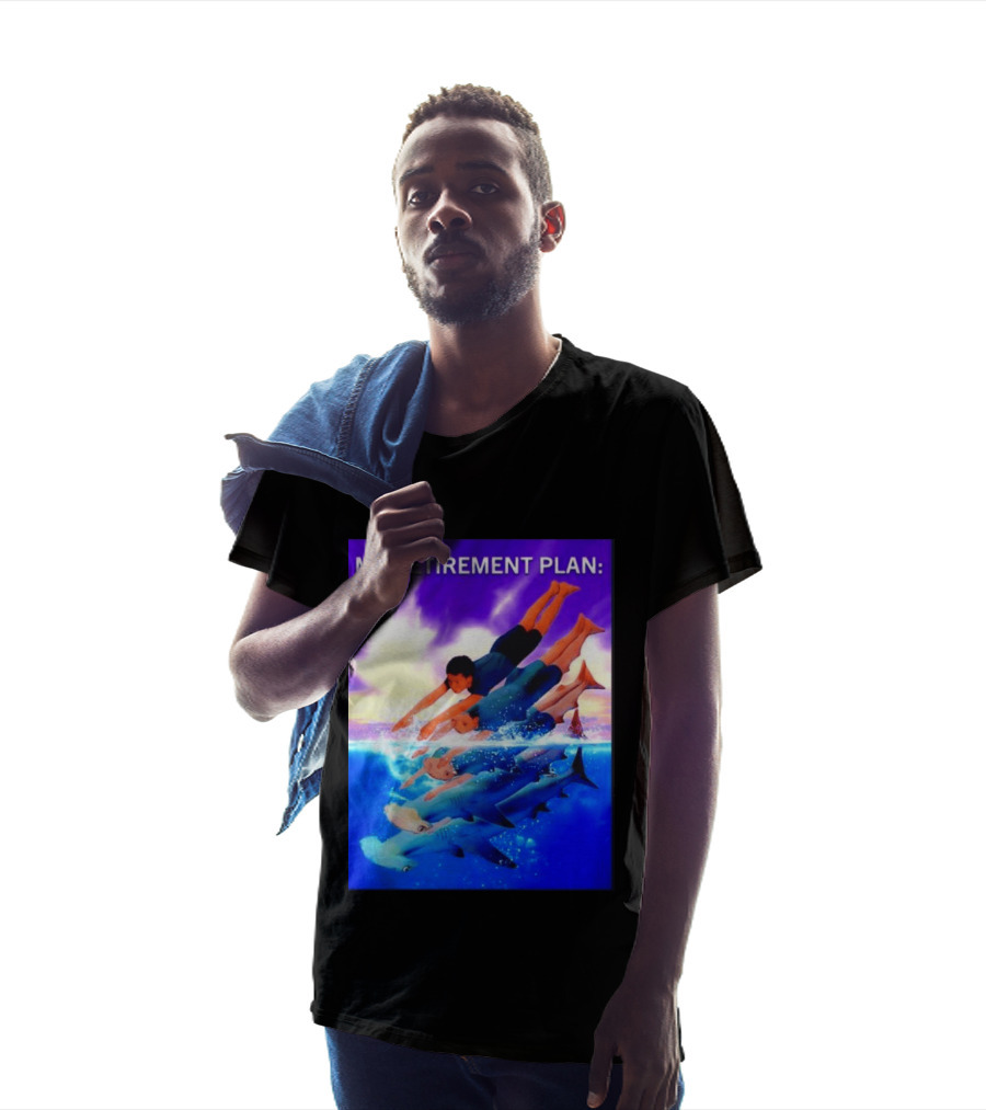 My Retirement Plan Hammerhead Shark Swimming Diving Adventure T-Shirt